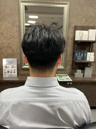 メンズ バーバーショップ涼桜新町店所属・田中大 パーマ/メンズカットのヘアスタイル