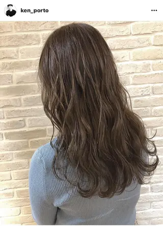 ロング カラー hair salon Ranun髪質改善のヘアスタイル