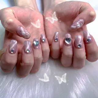 ネイル パーツ全部¥110 サロンミミのネイルデザイン