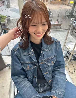 ショート ありむらもえ/ 透明感カラーのヘアスタイル