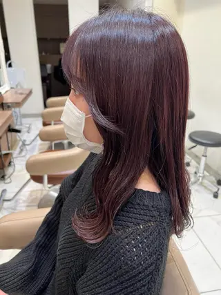 ロング カラー 顔周り🇰🇷韓国 レイヤー/いづみ💞のヘアスタイル