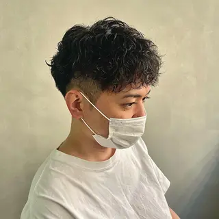 ショート ヘアアレンジ メンズ 艶髪/髪質改善/ 縮毛矯正⭐️熊野未来のヘアスタイル