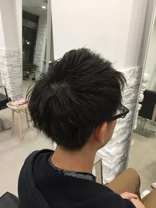 パーマ メンズ WHITE所属・WHITE 田中智之のヘアスタイル