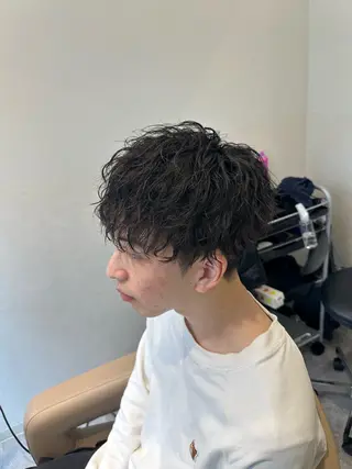パーマ メンズ SALOWIN下北No.R店所属・下北沢／メンズヘア/ メンズパーマ/優樹のヘアスタイル