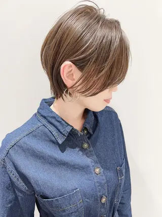 ショート カラー LA KING GINZA TOKYO所属・🧡ショートの達人 🧡SHOのヘアスタイル