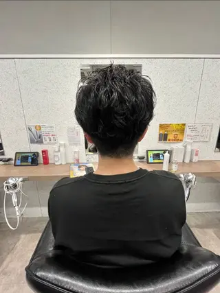 パーマ メンズ 🍓艶髪/艶カラー ハイトーン/しんたにのヘアスタイル