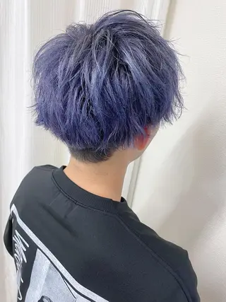 カラー メンズ ケアブリーチ /髪質 改善/古橋圭史郎のヘアスタイル