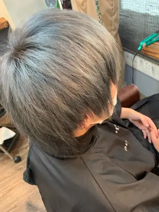 ミディアム ✨上村 潤平✨メンズヘア✨のヘアスタイル