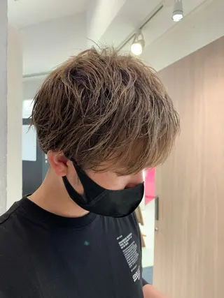 カラー メンズ 似合わせカラー/艶 髪質改善/ヨシザキのヘアスタイル