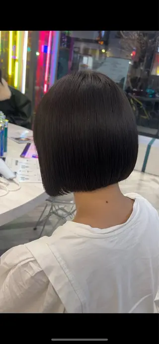 セミロング カラー 冬っぽカラー/ マツエク/ゆきなのマツエク・マツパデザイン