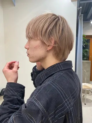 ショート カラー メンズ 村田 りょうやのヘアスタイル