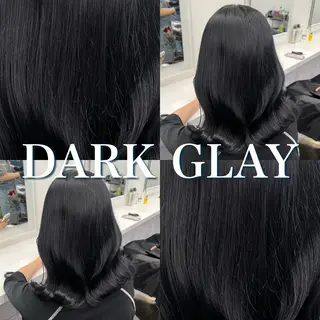 セミロング 寒色＆ブリーチ特化 寒色MiOのヘアスタイル