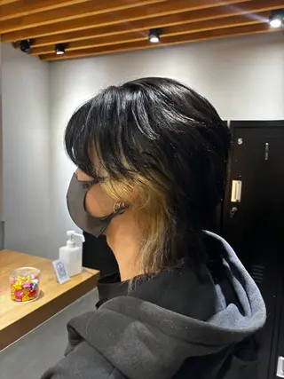 メンズ ハイトーン/アレンジ 🎀アオイ🎀のヘアスタイル