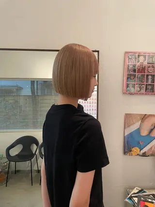 ミディアム HITOMI 福岡ボブのヘアスタイル