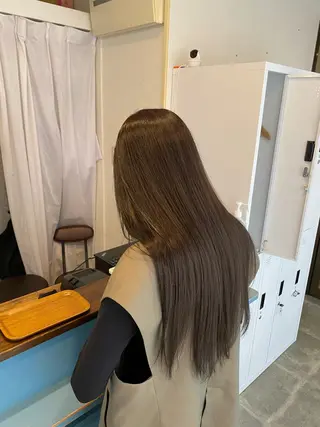 ロング カラー パーマ ヘアアレンジ cecil hair 難波店所属・髪質改善透明感カラー /SHOGO☀️のヘアスタイル