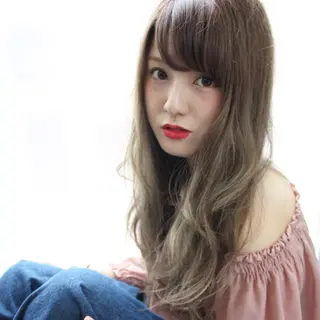 セミロング カラー 美容室tuuli 大名店所属・tuuli トゥーリのヘアスタイル