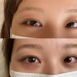 セミロング マツエク・マツパ アイブロウ 𓊆ᶠᵉᵉʸ𓊇 ᶜᴴᴵᴴᴬᴿᵁのマツエク・マツパデザイン