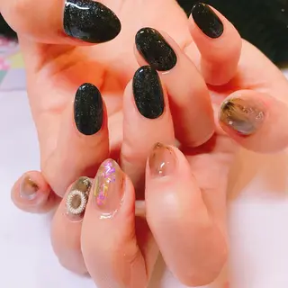 ネイル La neige* yuki 🥯🍑のネイルデザイン