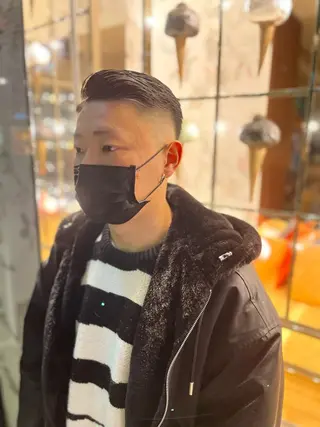 ショート ヒロ銀座バーバーショップ難波店所属・縮毛矯正/パーマ 宮河 惇💈のヘアスタイル