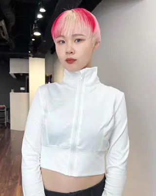 ショート カラー 🧡色落ちまで2度綺 麗なカラー🧡ヨシキのヘアスタイル