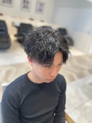 ショート メンズ メンズパーマ/カット / 古川　諒のヘアスタイル