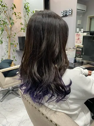 セミロング カラー FAVORE 【ファヴォーレ】のヘアスタイル