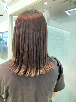 ミディアム カラー 似合わせカラー/艶 髪質改善/ヨシザキのヘアスタイル