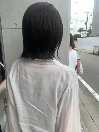 ミディアム ミディアムパーマ /癖毛パーマのヘアスタイル