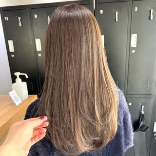 ロング カラー ヘアアレンジ ブリーチなしカラー /新百合ヶ丘/安形翔のヘアスタイル