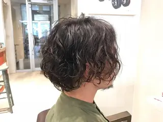 ミディアム パーマ メンズ メンズ指名多数!! SiLO 田島のヘアスタイル