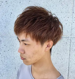 ショート メンズ OKAWA TAKAHIROのヘアスタイル