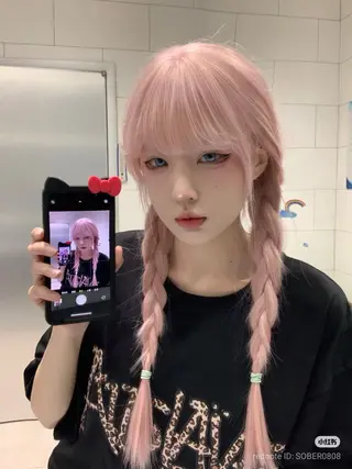 カラー 表参道/ハイトーン/ misaki🎀のヘアスタイル