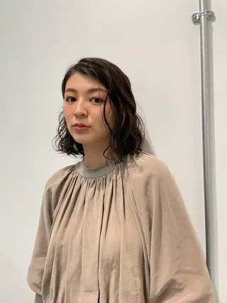 ショート カラー パーマ キッズ オトナヘア🌸 harukaのヘアスタイル