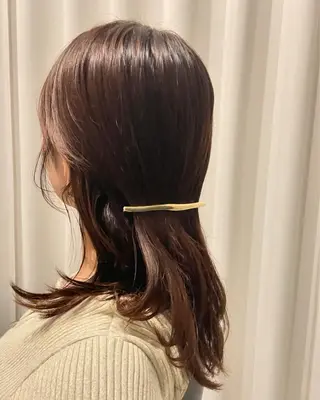 ミディアム 表参道/赤み無し 透明感 colorのヘアスタイル