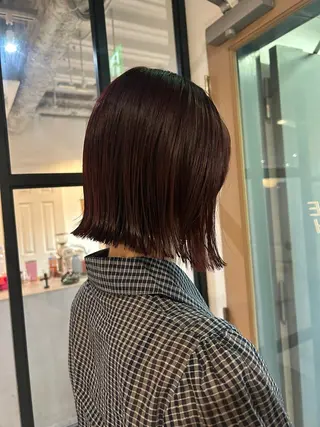 ミディアム 【ボブ/縮毛矯正 /髪質改善】motoのヘアスタイル