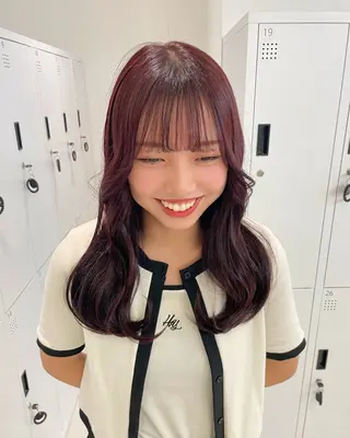 ロング 似合わせカットが 得意な美容師のヘアスタイル