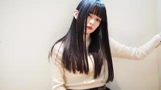 セミロング カラー テトネ タカシのヘアスタイル