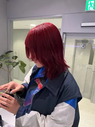 ミディアム カラー 最高級髪質改善🥇 小玉美菜のヘアスタイル