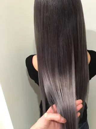 ロング カラー 🌈評価No.1🌈 艶髪カラー❌エクステのヘアスタイル