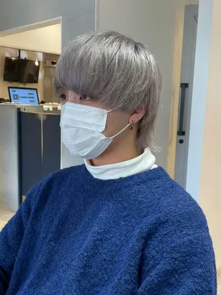 セミロング カラー メンズ 大阪韓国ヘア 🦋RINKAのヘアスタイル