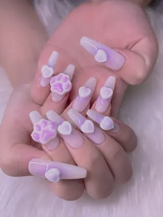 ネイル 長さだし専門店 M2　rikaのネイルデザイン