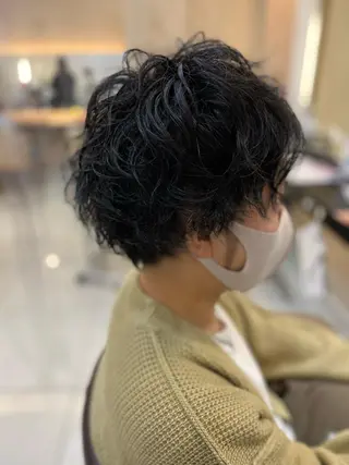 ショート パーマ メンズ トータルビューティー K:R鶴川のヘアスタイル