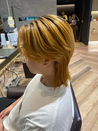 ショート パーマ メンズ メンズ特化/フェザー /パーマ/伊勢元のヘアスタイル