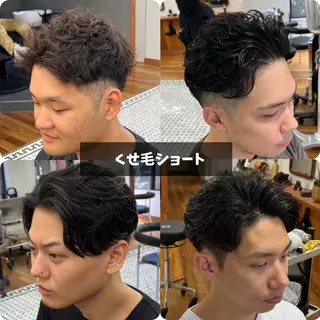 ショート メンズ メンズカット✂️ スキンフェード伊藤陸のヘアスタイル
