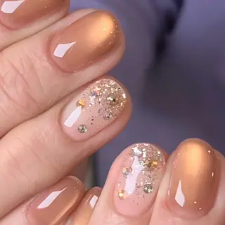 ショート m kaori𓃟のネイルデザイン