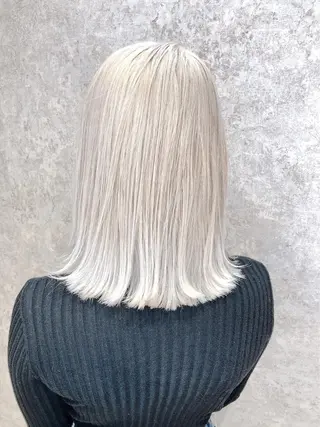 ミディアム カラー 🫟Blanco🫟 Color&Careのヘアスタイル