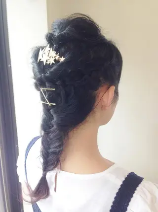 セミロング ヘアアレンジ スタイルインデックス 茗荷谷スタッフのその他イメージ