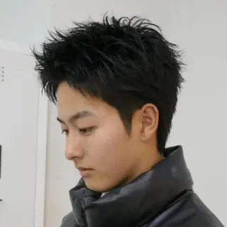 ショート メンズ 立川/メンズパーマ 厚進太郎のヘアスタイル