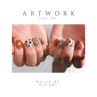 ショート カラー キッズ ネイル マツエク・マツパ illum hicariのネイルデザイン