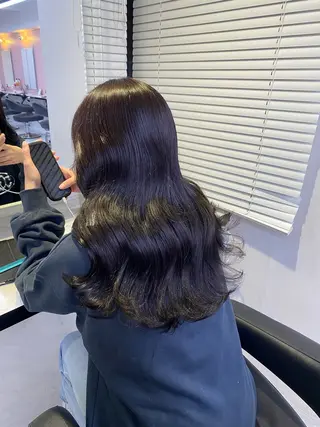 ロング カラー ♥️韓国/ガーリー 暖色misa♥️のヘアスタイル